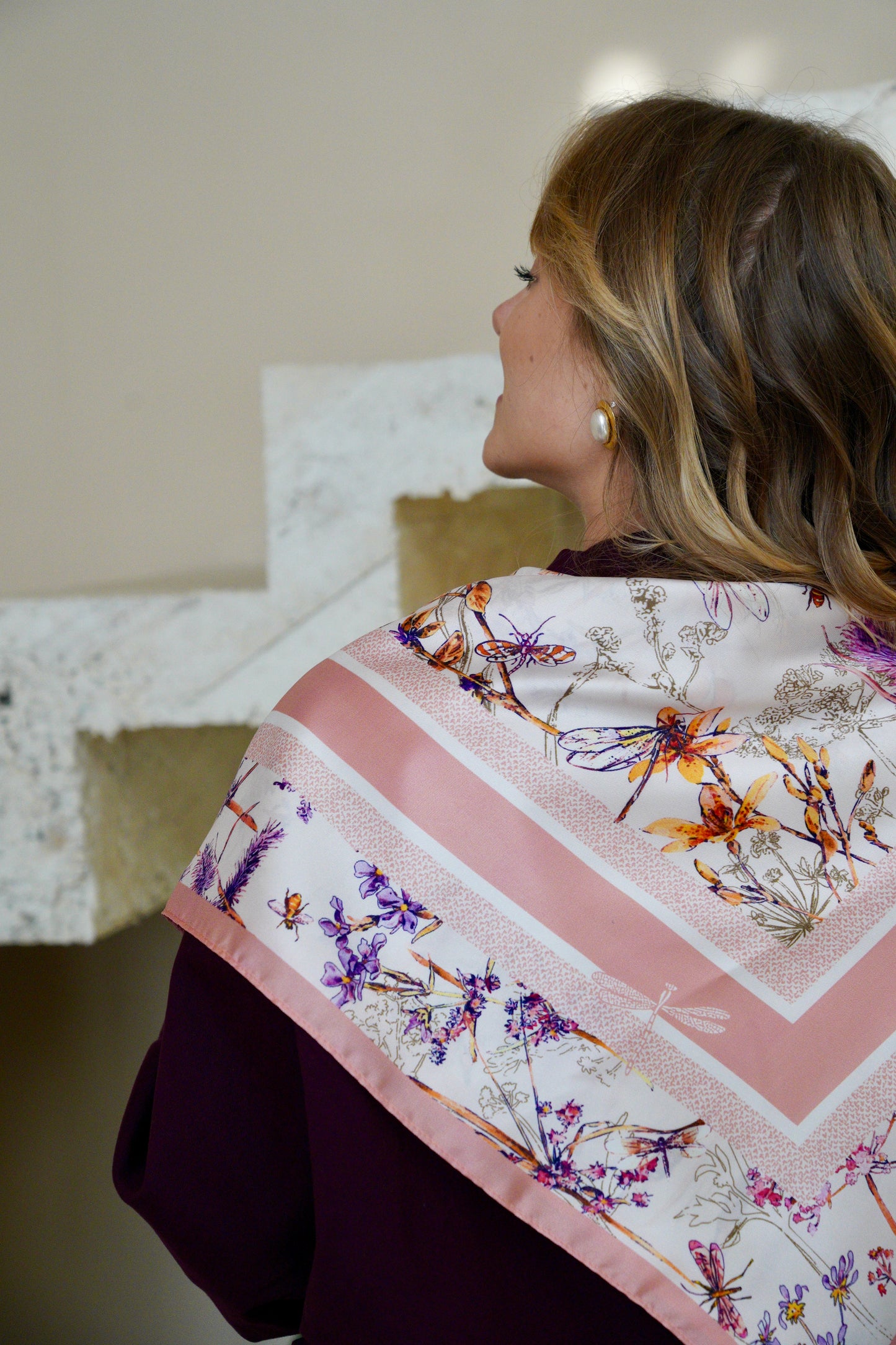 Foulard en soie - Modèle Diane