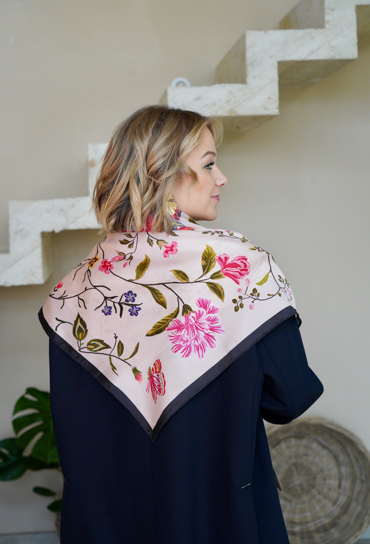 Foulard en soie - Modèle Lydie