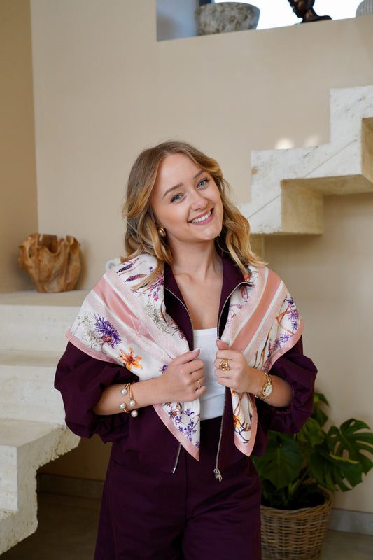 Foulard en soie - Modèle Diane