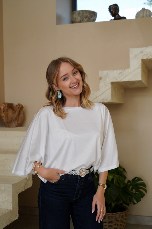 T-shirt Impérial blanc - Modèle Alba