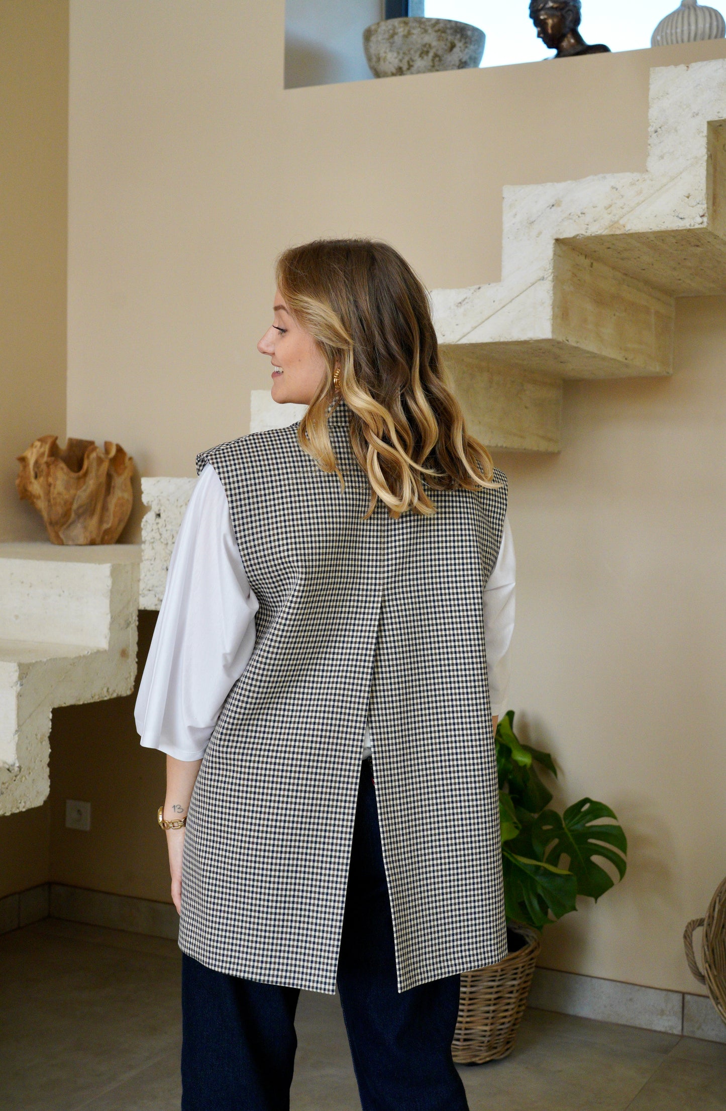 Blazer Impérial - Manches courtes à motif - Modèle Henry