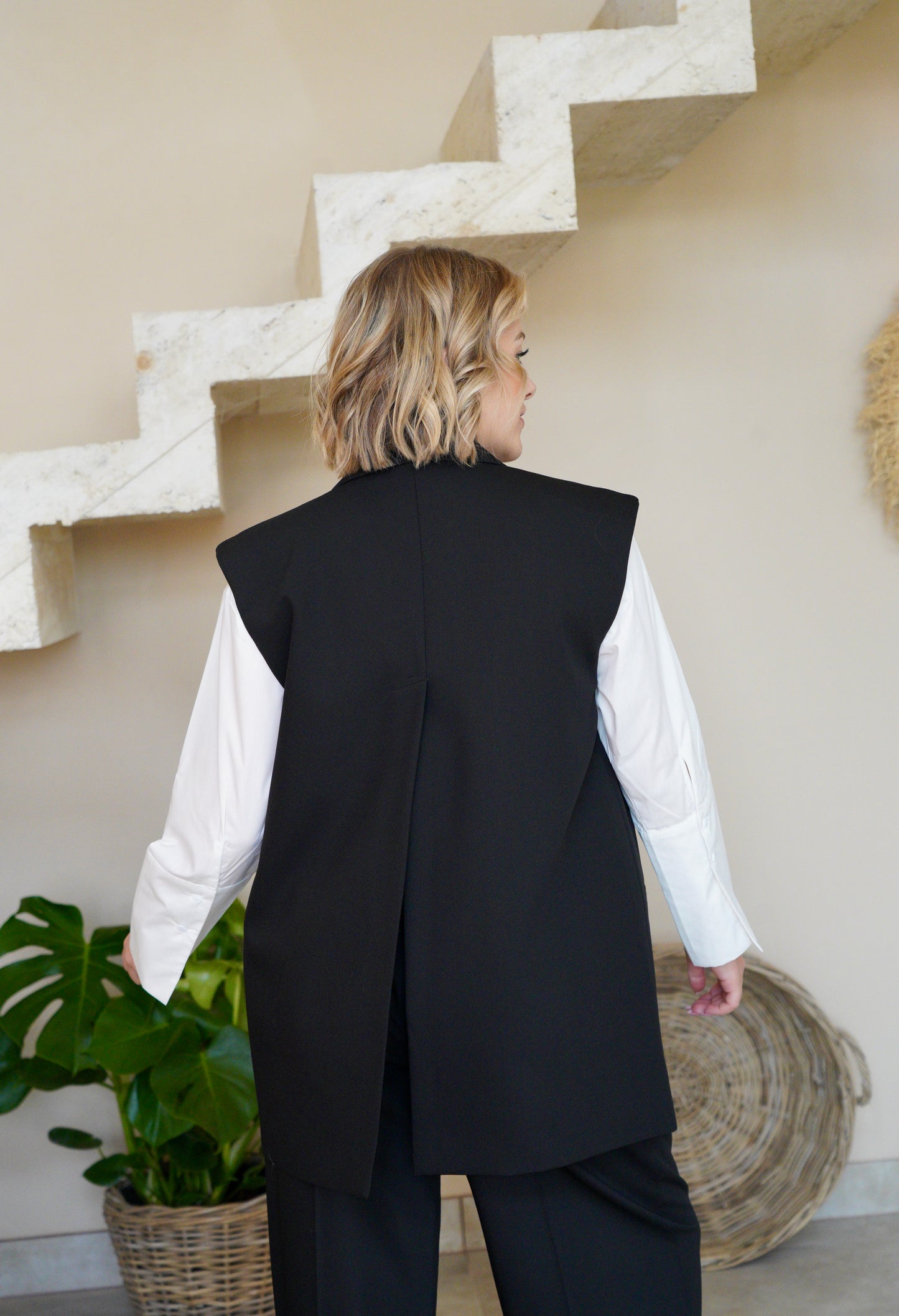 Blazer Impérial noir - Manches courtes - Modèle Henry