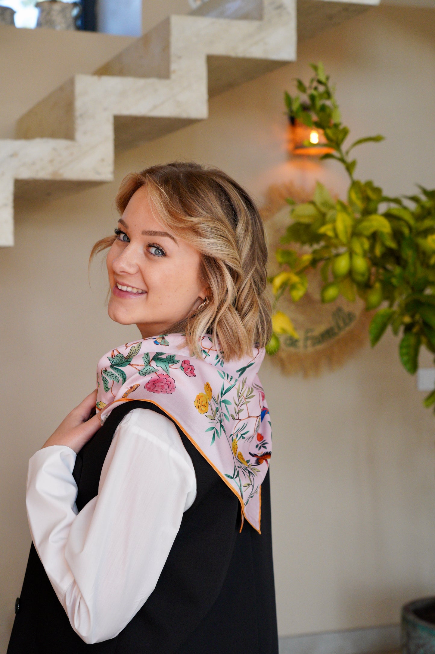 Foulard en soie - Modèle Juliette