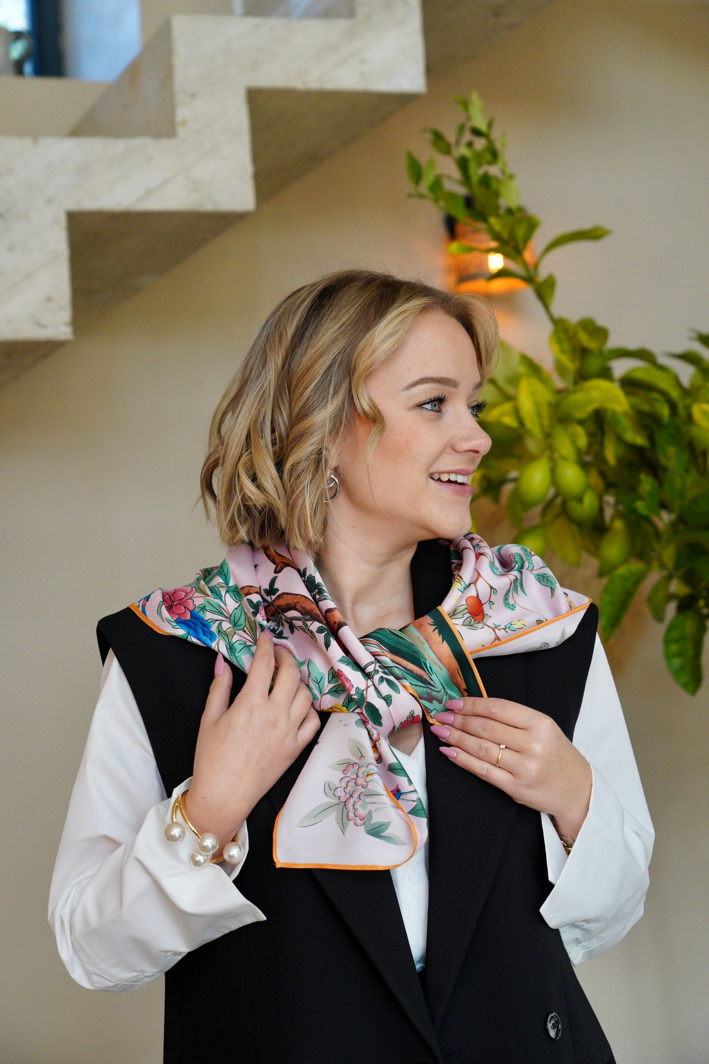 Foulard en soie - Modèle Juliette