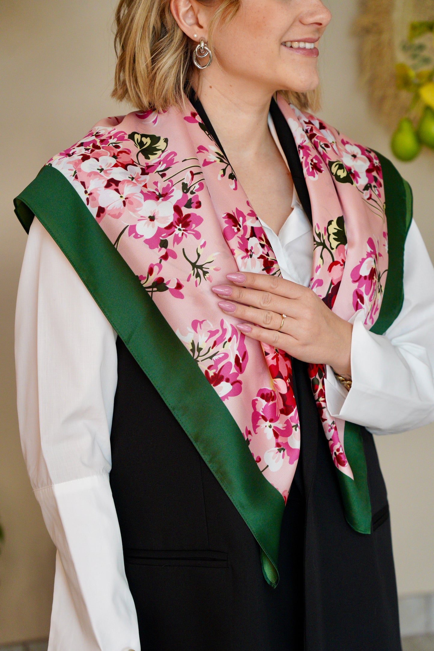 Foulard en soie - Modèle Anna