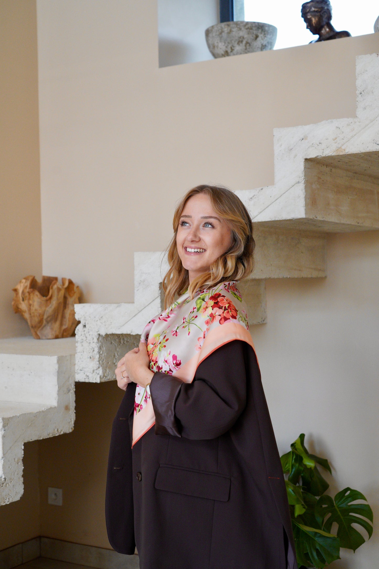 Foulard en soie - Modèle Clara