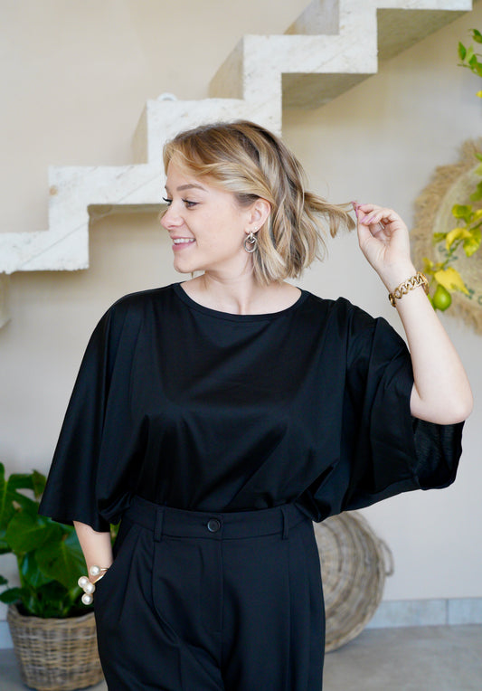 T-shirt Impérial noir - Modèle Alba