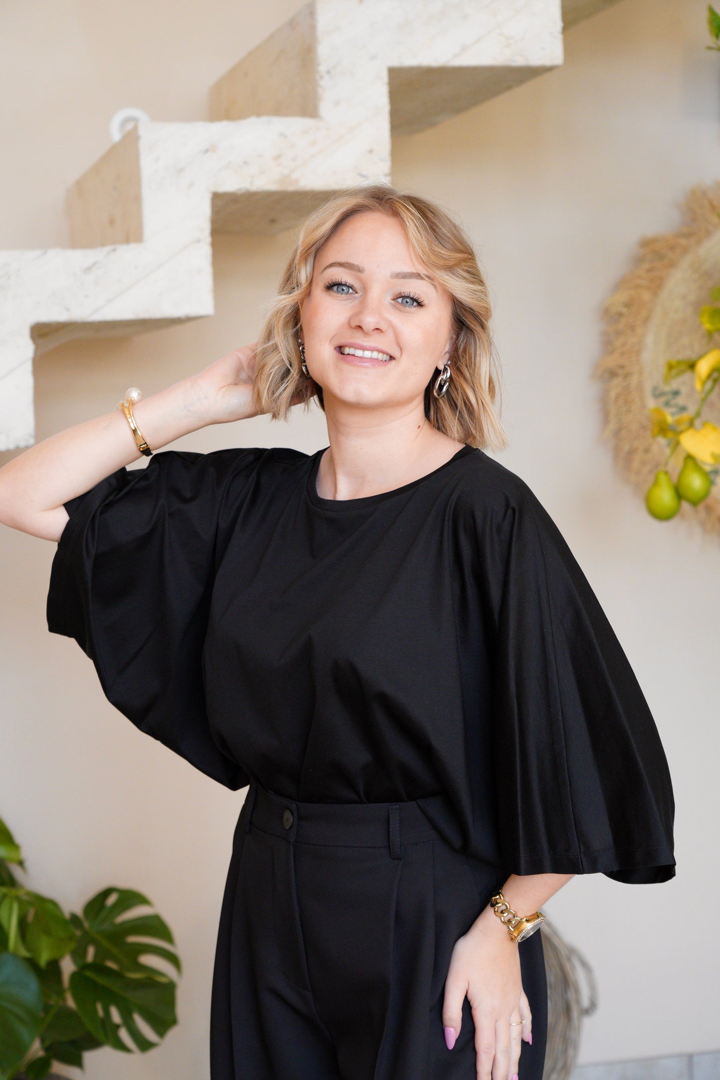 T-shirt Impérial noir - Modèle Alba