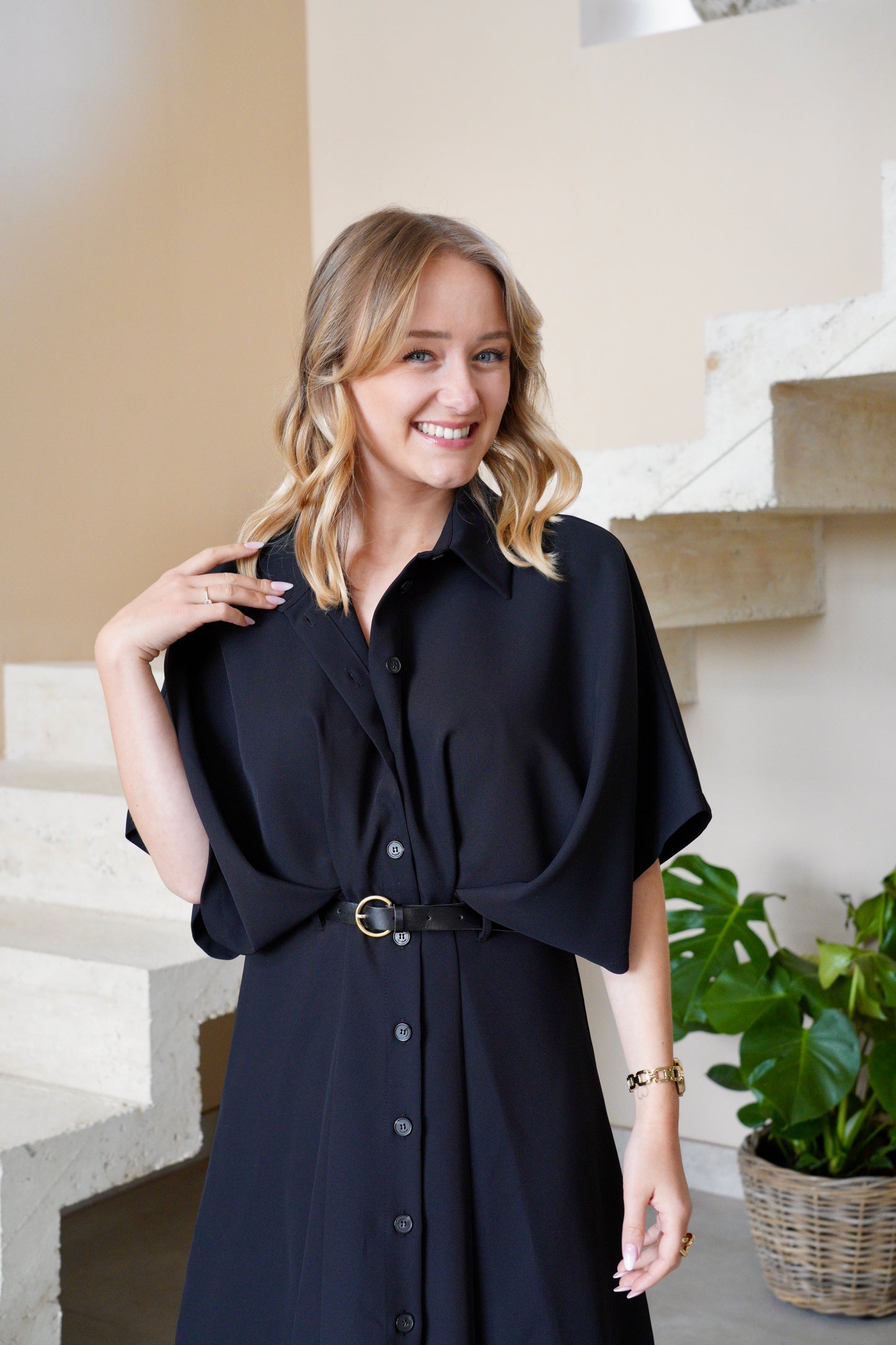 Robe longue Impérial - Noir - Modèle Marine