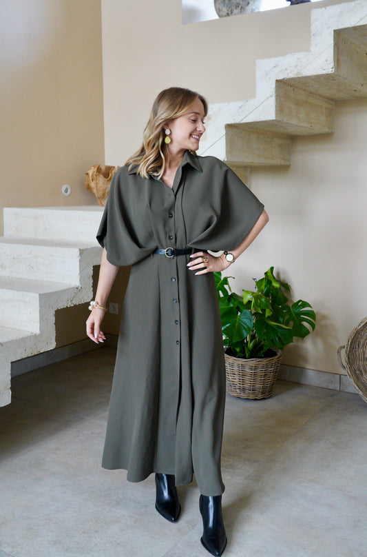 Robe longue Impérial - Kaki - Modèle Marine