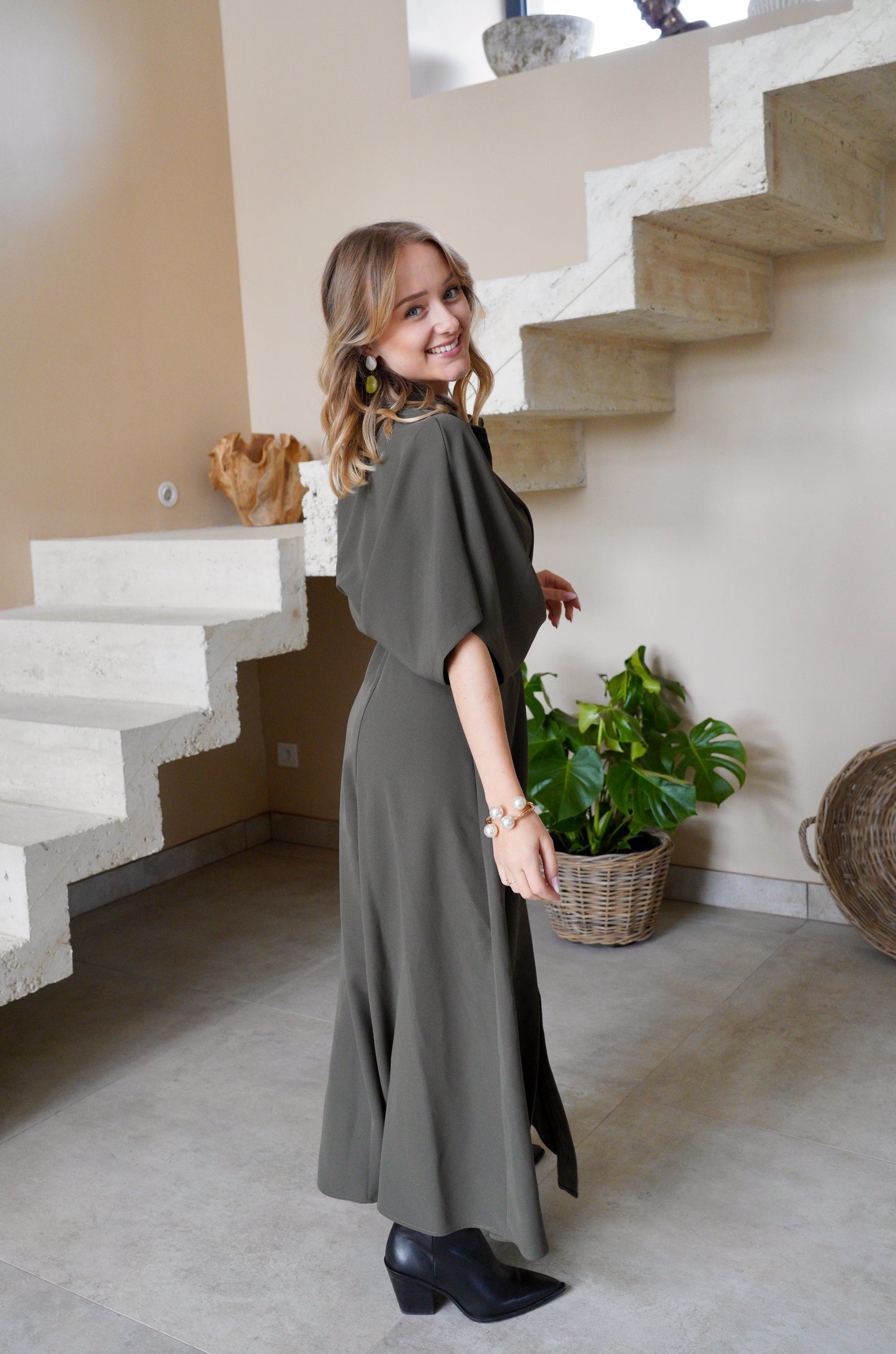 Robe longue Impérial - Kaki - Modèle Marine