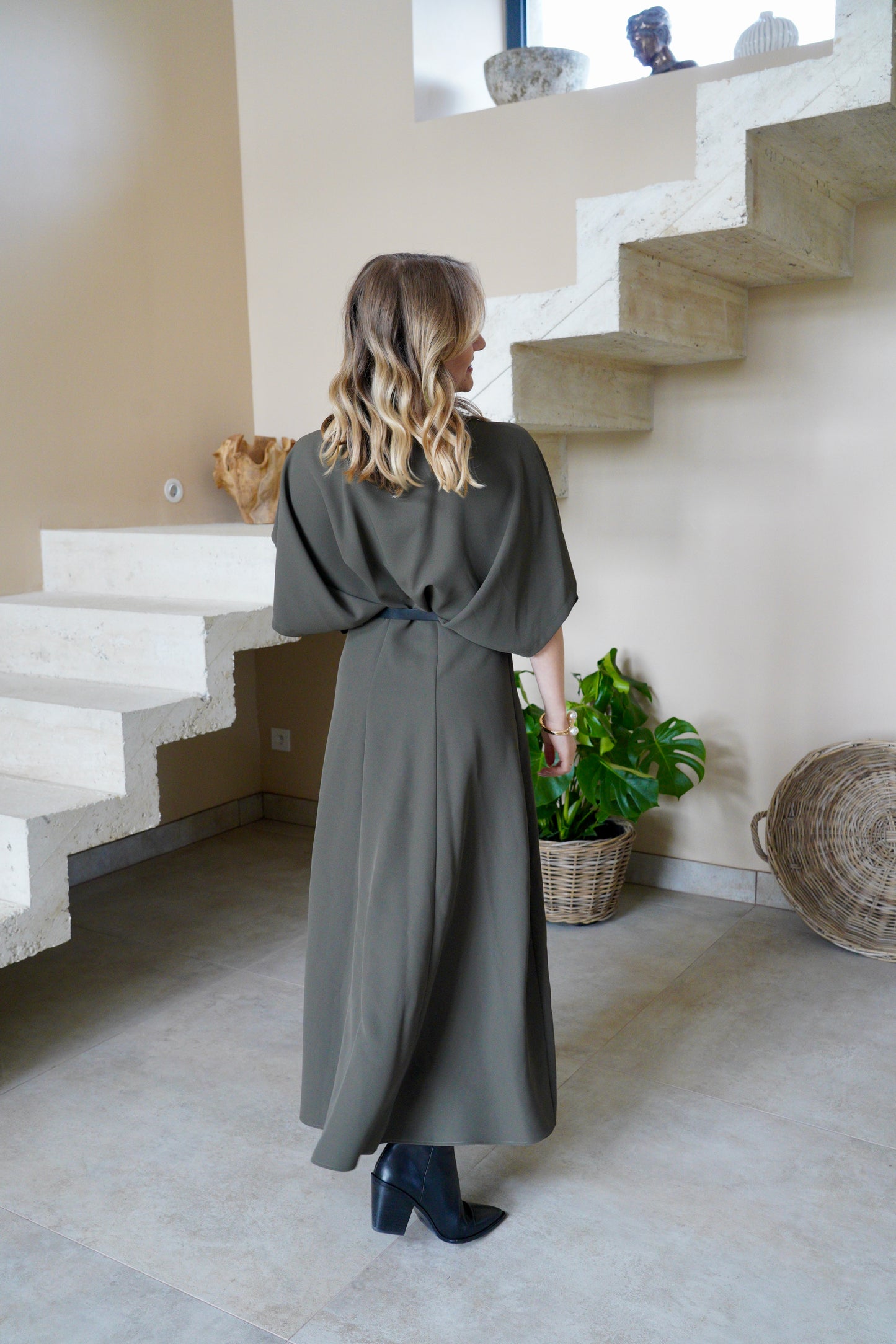 Robe longue Impérial - Kaki - Modèle Marine