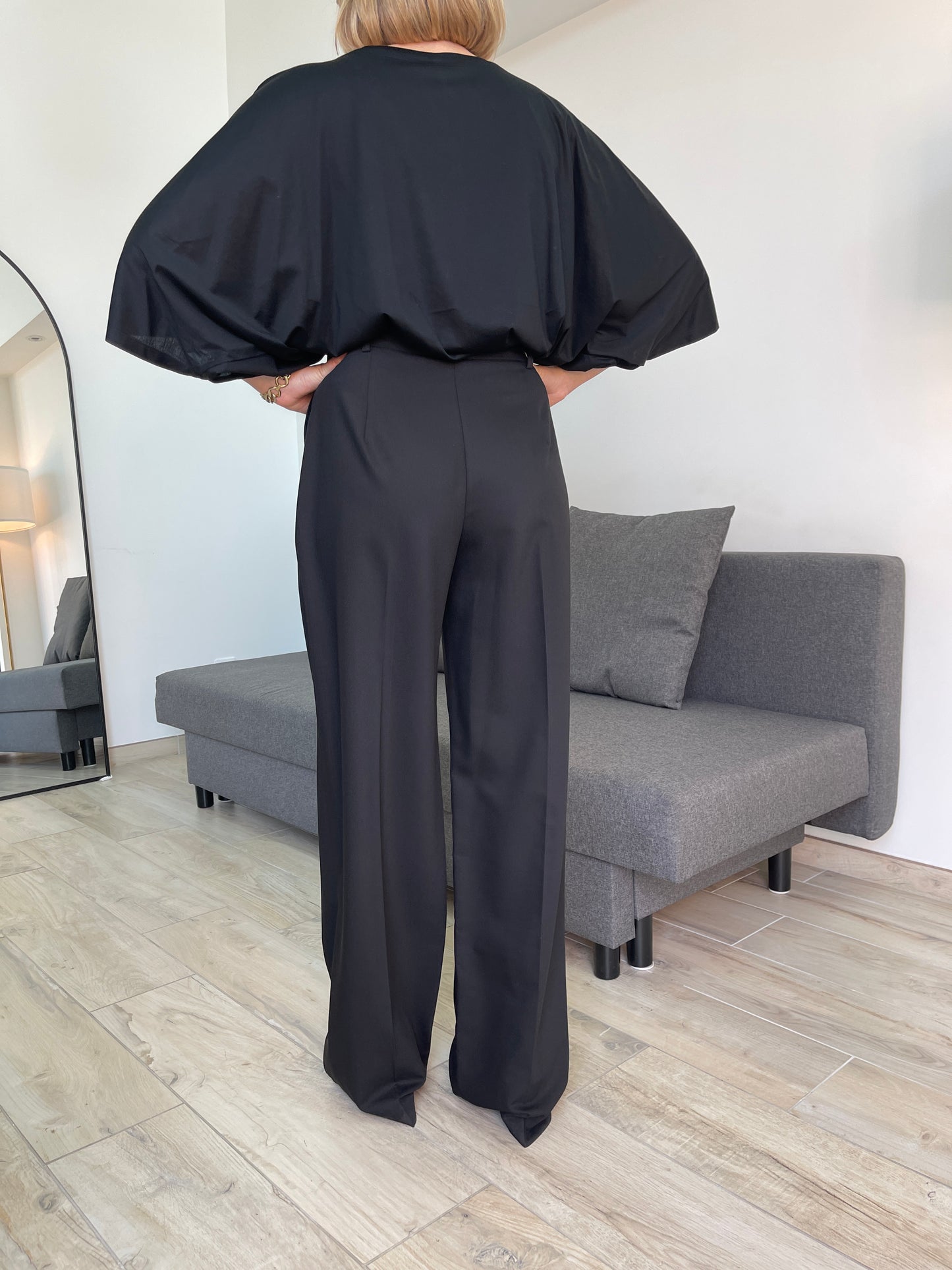 Pantalon droit Impérial - Noir - Modèle Gabriel